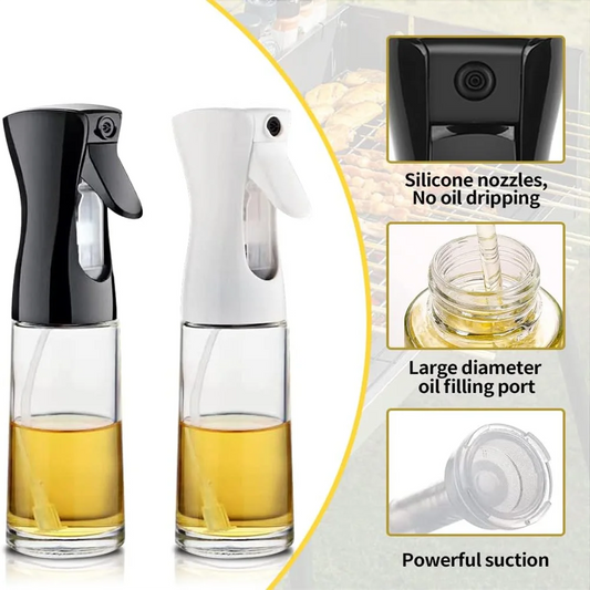 Oil Spray Bottle for Cooking – Mist Sprayer, Food Grade, 200/300/500ml