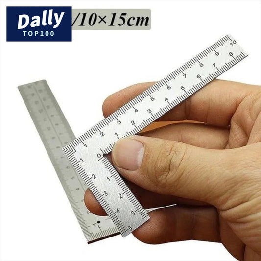 Compact Stainless Steel Ruler for Precise Measuring