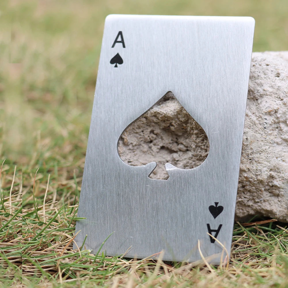 Stainless Steel Spade Bottle Opener