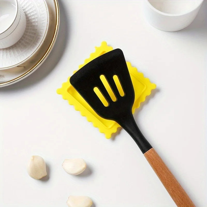 Cute Biscuit Spoon Rest - Heat Safe Silicone