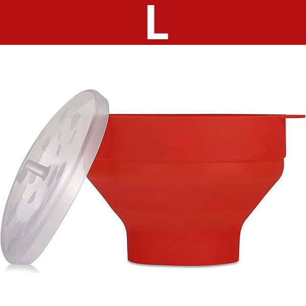 Collapsible Popcorn Popper with Lid