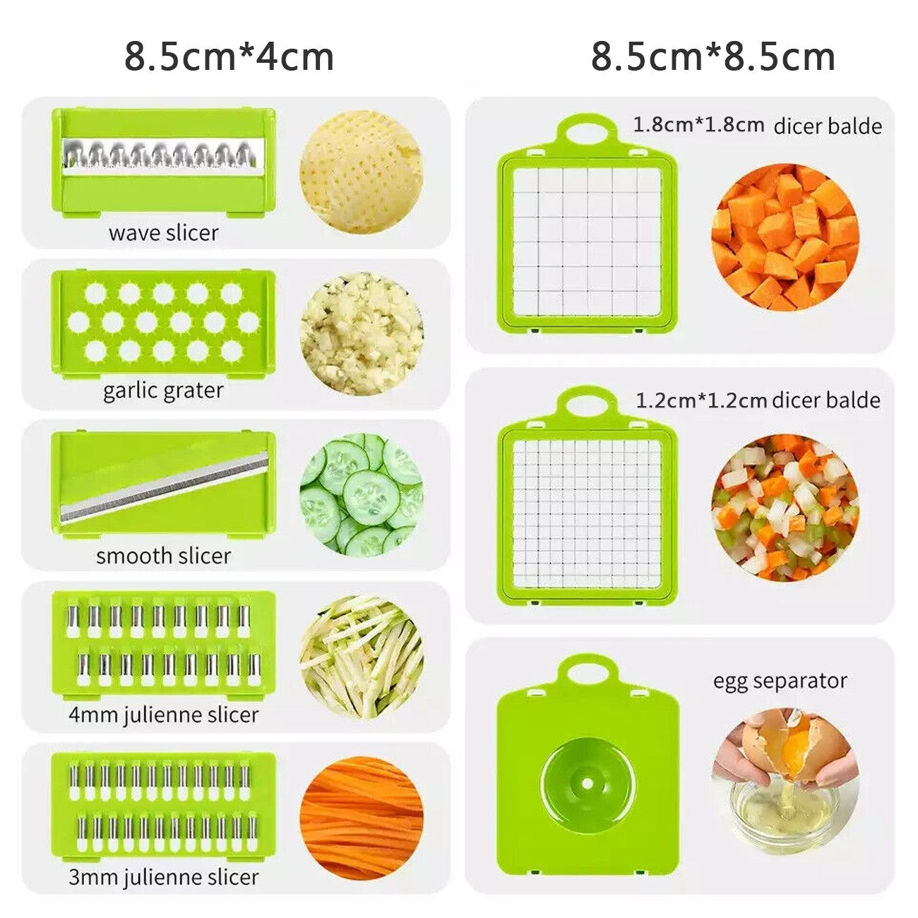 manual stainless steel vegetable slicer -430 level square blade potato cucumber