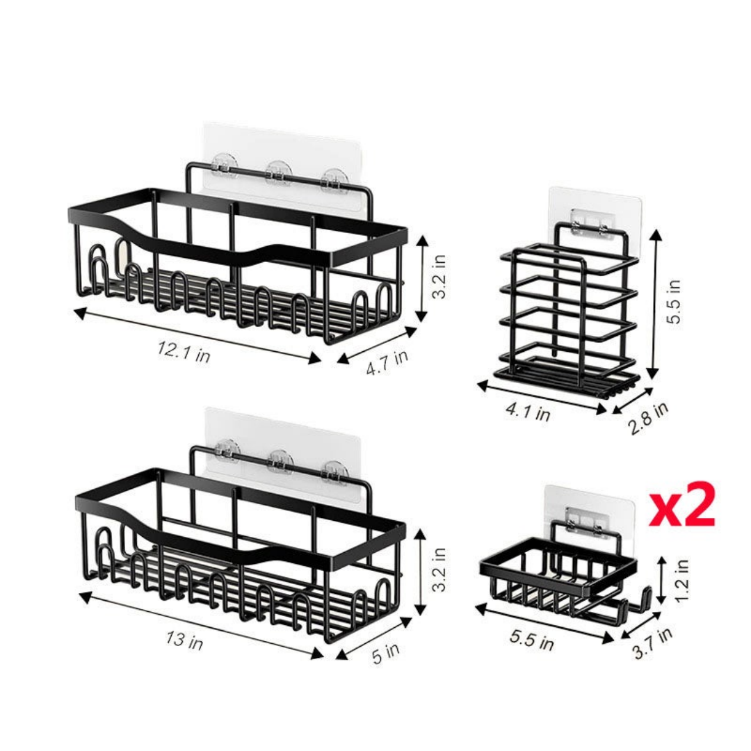 over the shower head caddy
