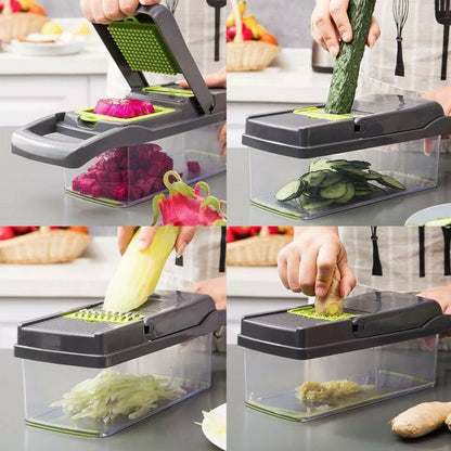 manual stainless steel vegetable slicer -430 level square blade potato cucumber