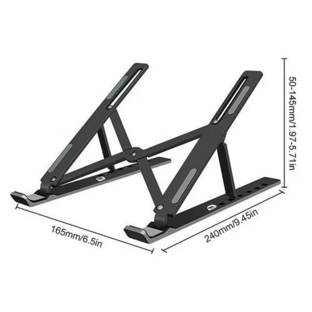 High-efficiency aluminum alloy laptop stand