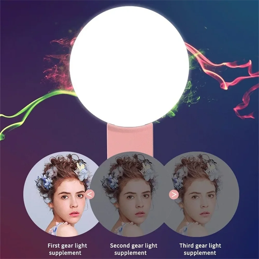 Portable Ring Light with Clip & USB Charge