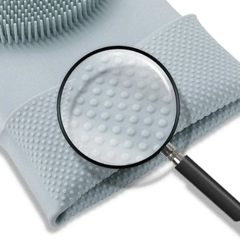 Silicone Dishwashing Gloves with Scrubbers