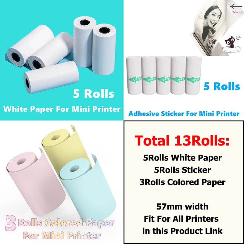 Compact Thermal Printer with Bluetooth