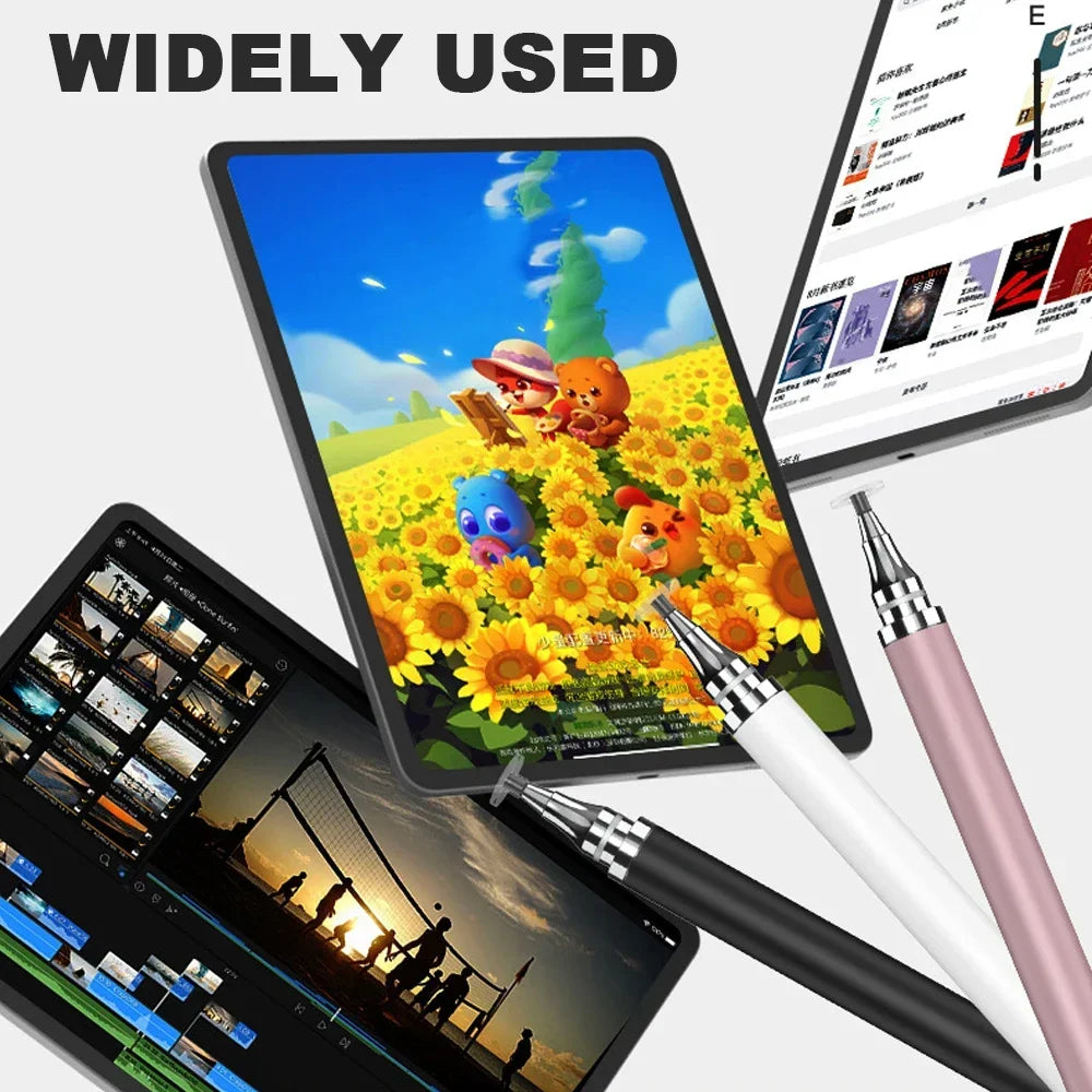 Universal 2-in-1 Stylus Pen for Tablets & Phones