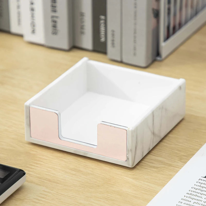 Rose Gold Sticky Note Dispenser