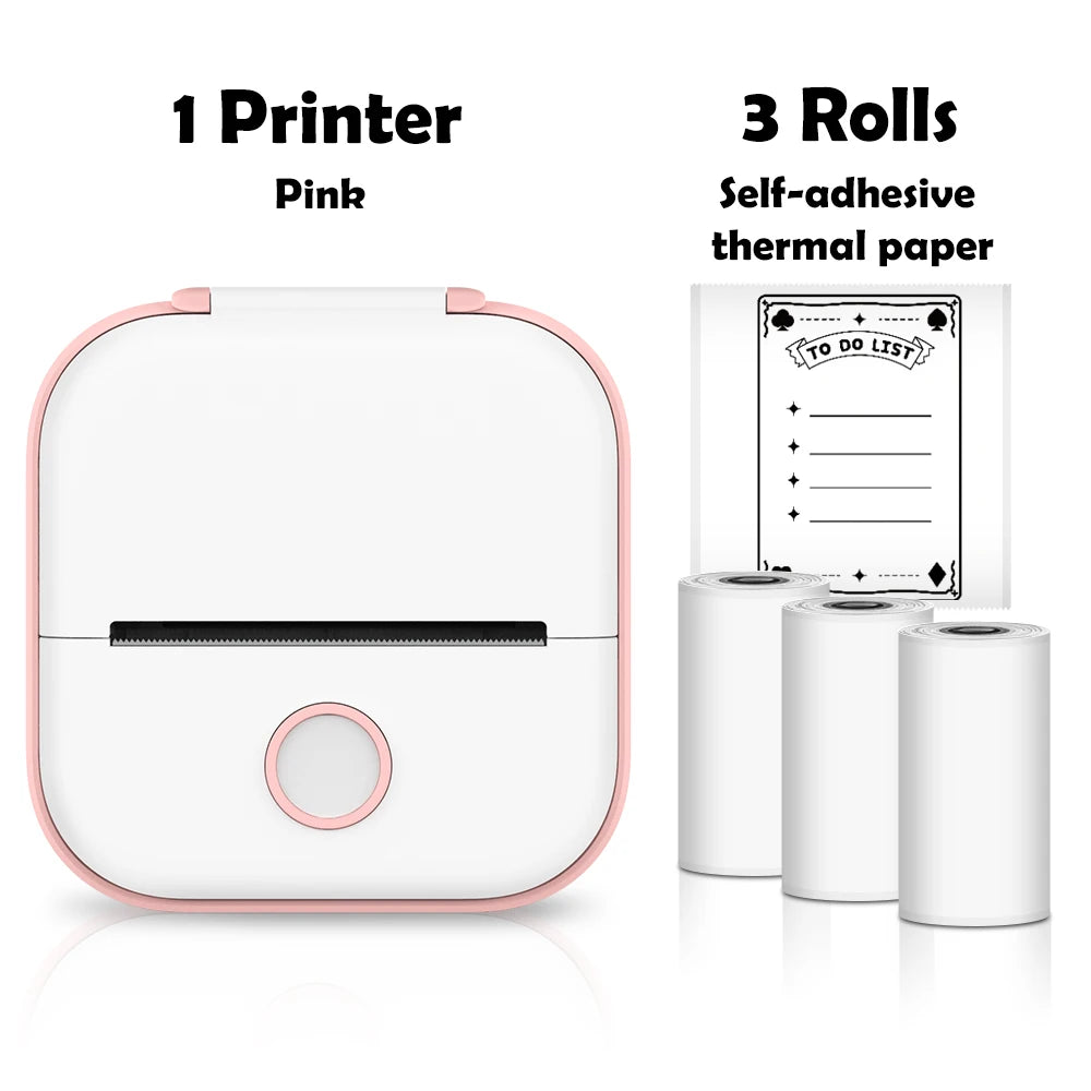 Compact Wireless Thermal Label Printer