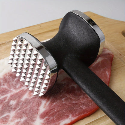 Dual-Sided Meat Tenderizer with Grip Handle