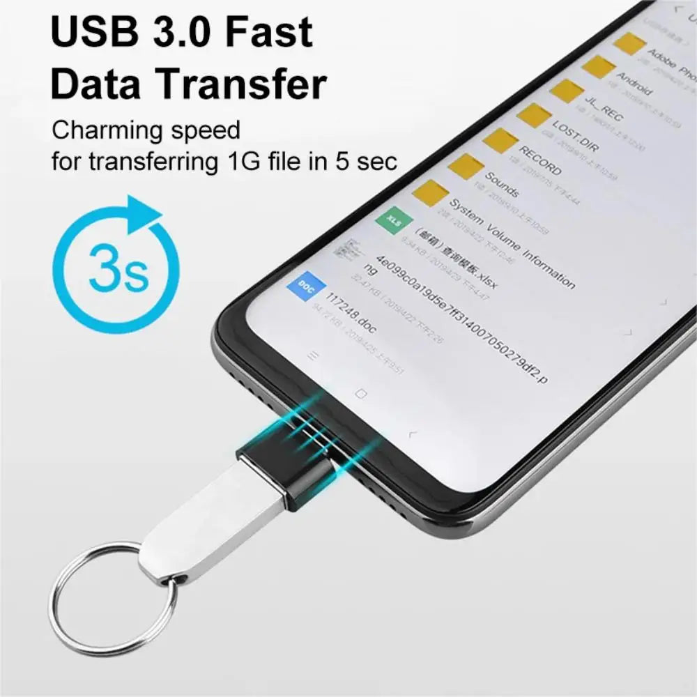 USB-C to USB 3.0 OTG Adapter - Fast Data Transfer