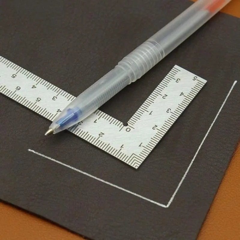 Compact Stainless Steel Ruler for Precise Measuring