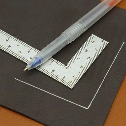 Compact Stainless Steel Ruler for Precise Measuring