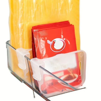 Clear Fridge Dividers - Adjustable Storage Set