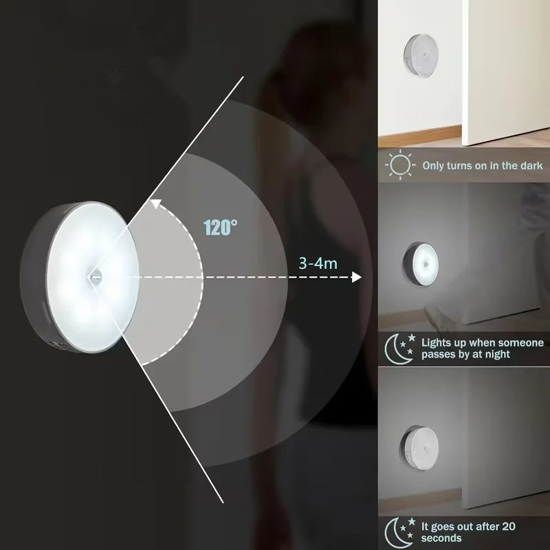Motion-Activated Bedroom Night Light