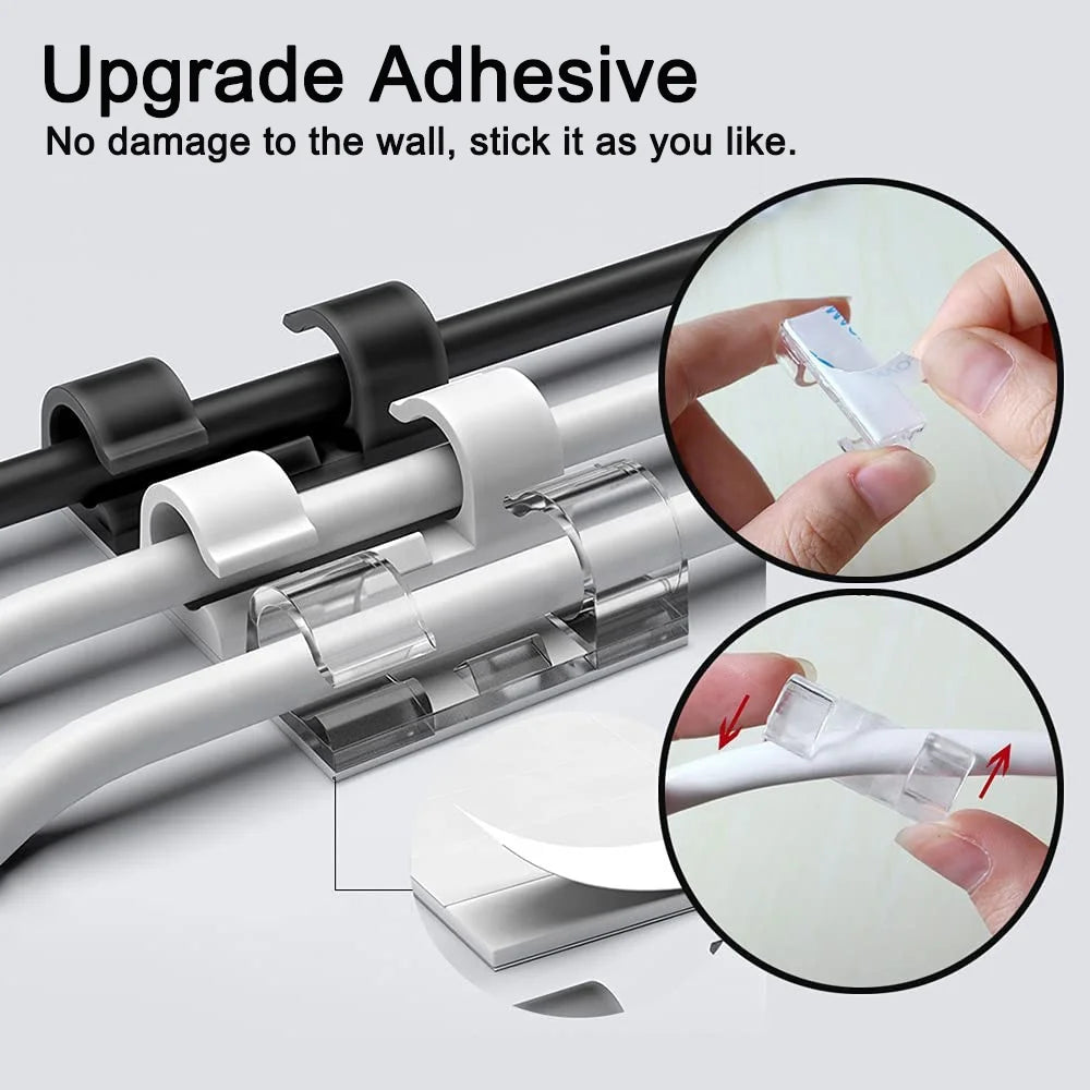 Self-Adhesive Cable Clips