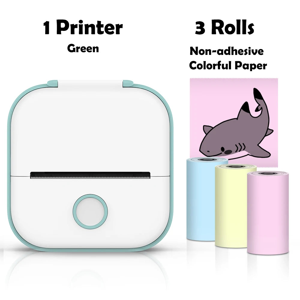 Compact Wireless Thermal Label Printer