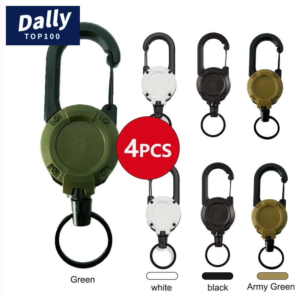 Heavy-Duty Retractable Badge Reel Keychain