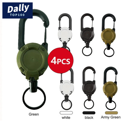 Heavy-Duty Retractable Badge Reel Keychain