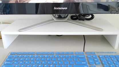 Monitor Stand with Storage Shelf