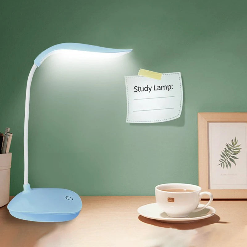 Touch Dimming LED Desk Lamp with USB Charging
