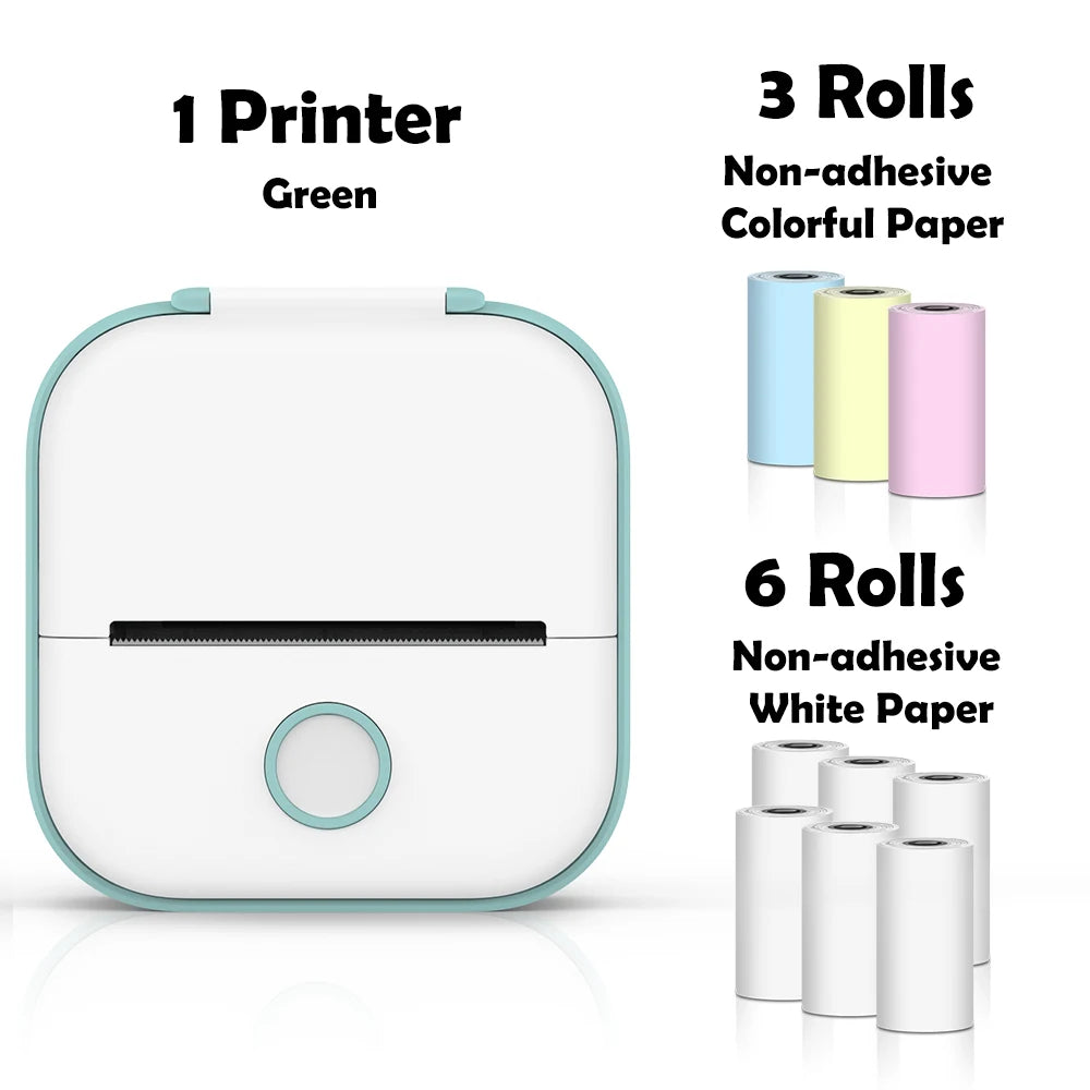Compact Wireless Thermal Label Printer