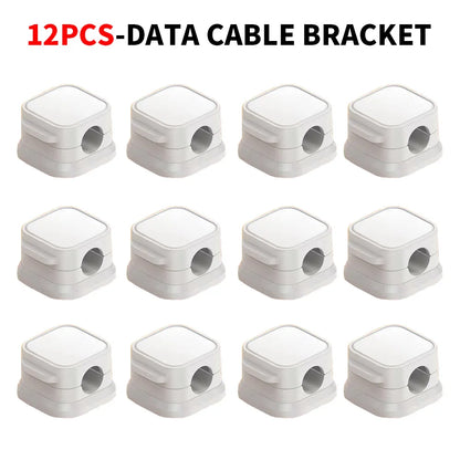 Magnetic Desk Cable Clips - 12 Pack