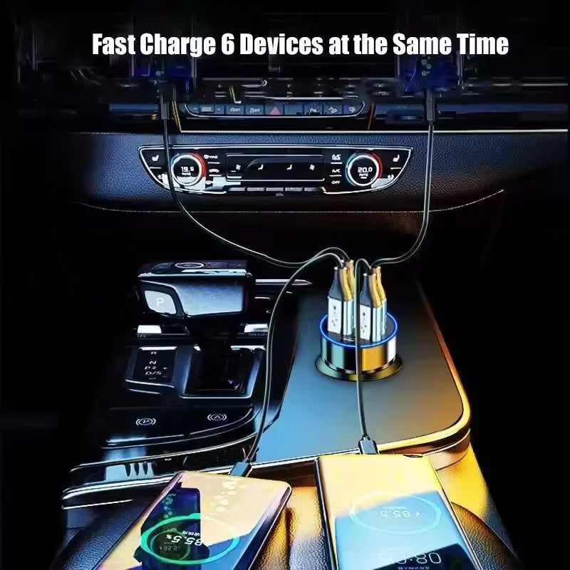 Fast USB-C Car Charger for All Phones