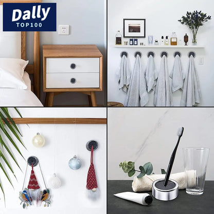No-Drill Dishcloth Storage Clips Set of 3