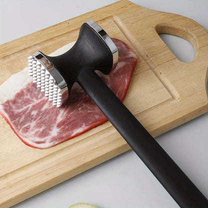 Dual-Sided Meat Tenderizer with Grip Handle