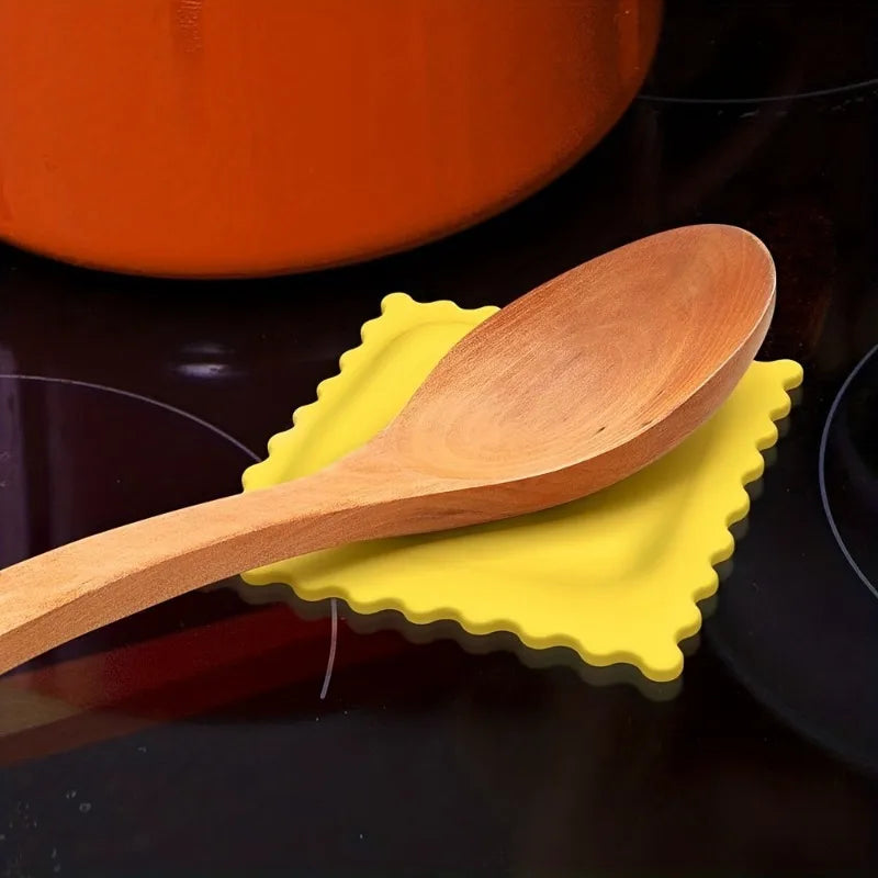 Cute Biscuit Spoon Rest - Heat Safe Silicone