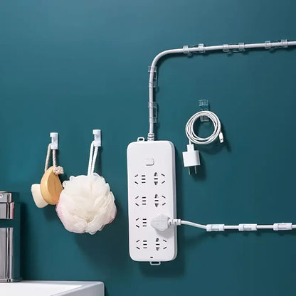 Clear Cable Clips - Organize Any Space