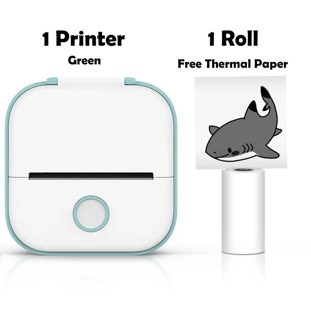 Compact Wireless Thermal Label Printer