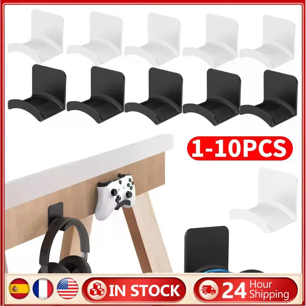 Universal Headphone Stand Adhesive Headphone Hook Holder for Earphone