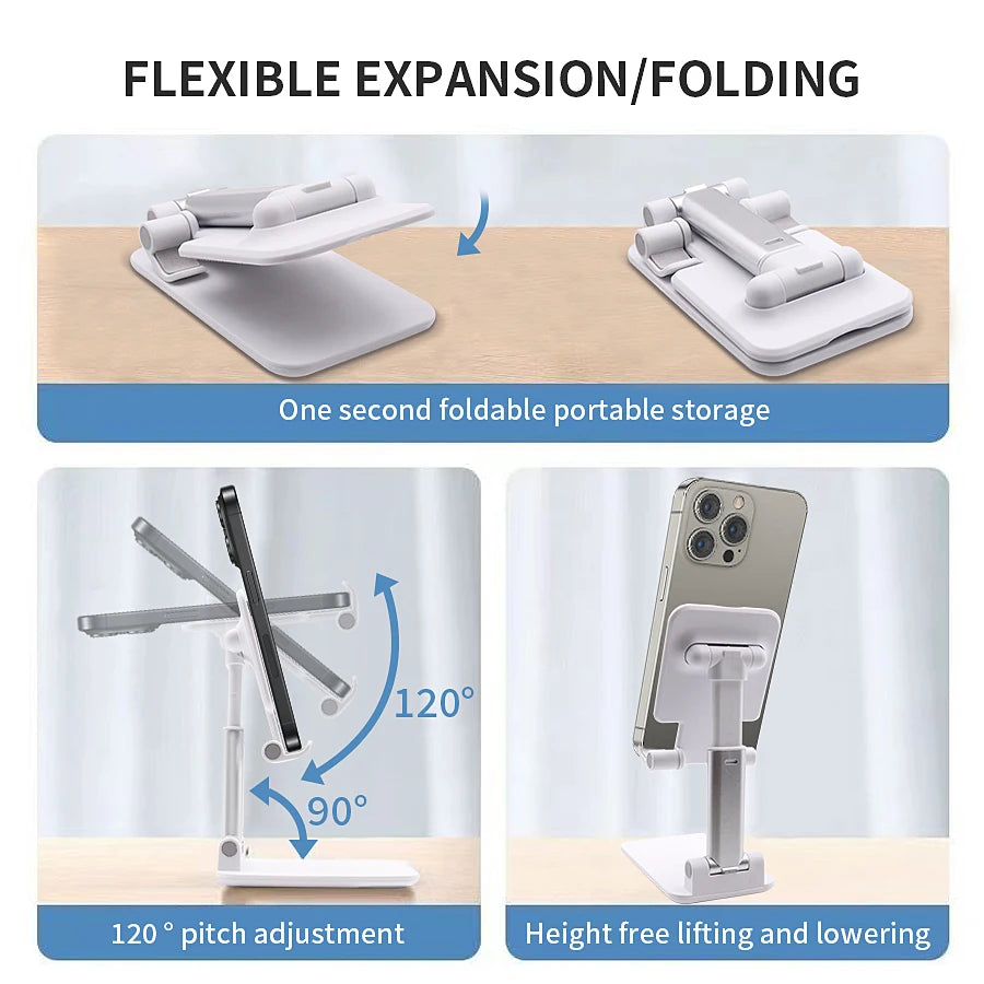 Flexible Phone & Tablet Stand for Desk