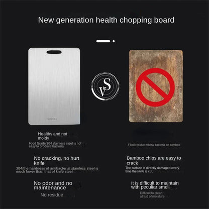 Heavy-Duty Stainless Steel Cutting Board