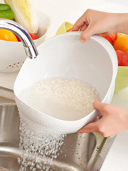 Colander Bowl with Handle - Drain & Wash