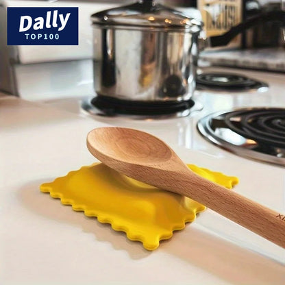 Cute Biscuit Spoon Rest - Heat Safe Silicone