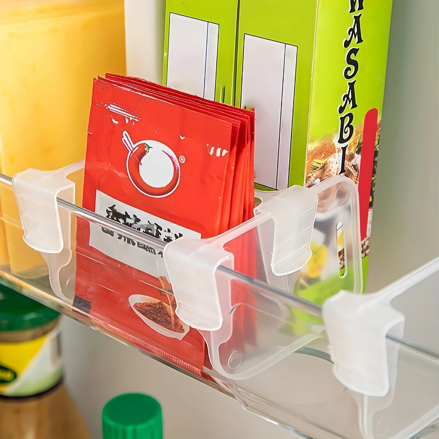 Clear Fridge Dividers - Adjustable Storage Set