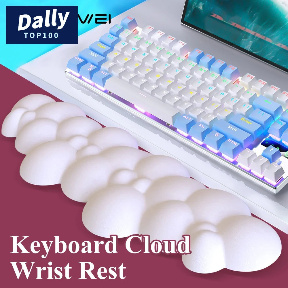 Cloud Memory Foam Keyboard Wrist Rest
