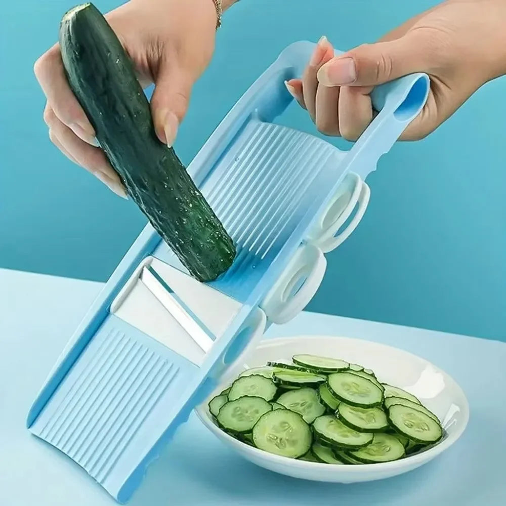 Adjustable Mandoline Slicer - 5 Blades