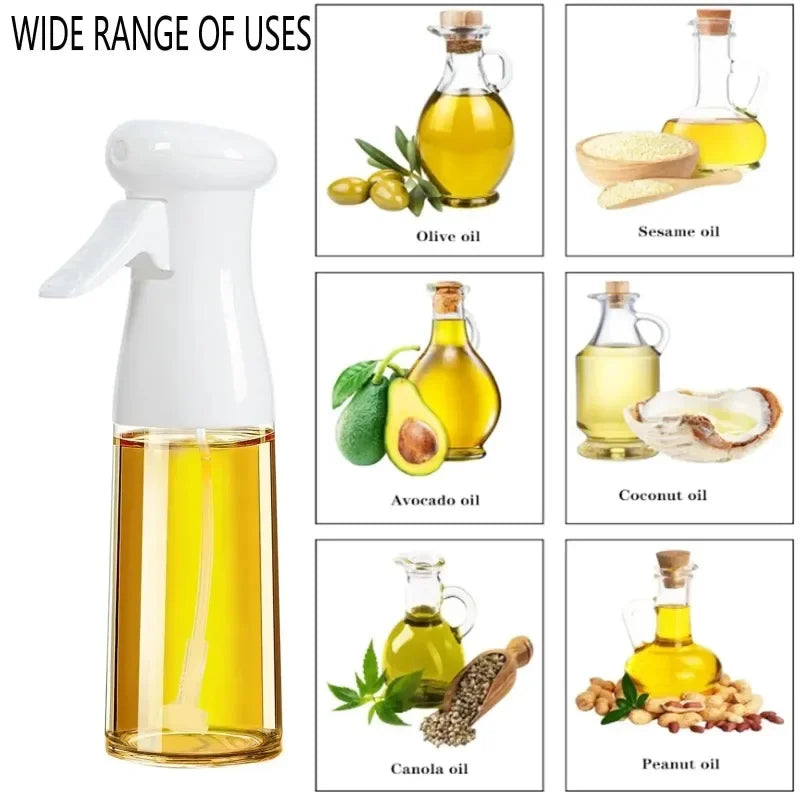Oil Spray Bottle for Cooking – Mist Sprayer, Food Grade, 200/300/500ml