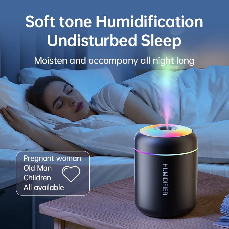 Compact USB Aroma Diffuser & Humidifier