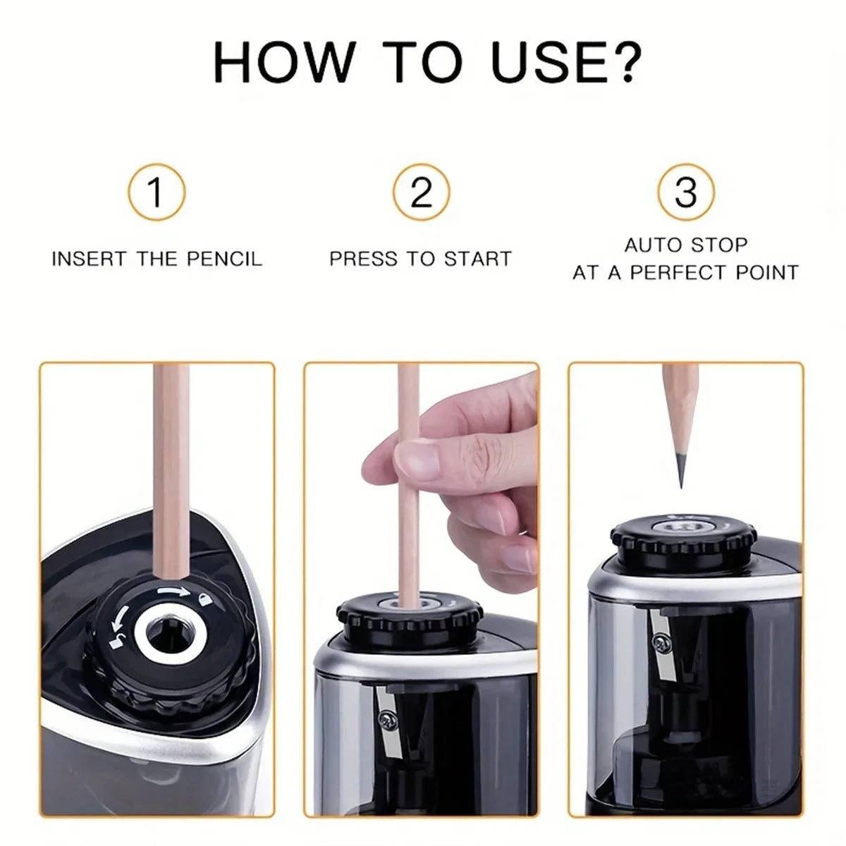 Auto Pencil Sharpener for Desktop Use