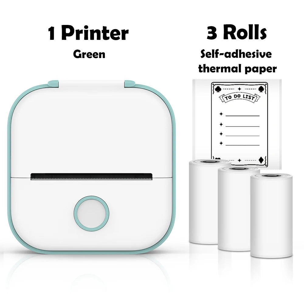 Compact Wireless Thermal Label Printer