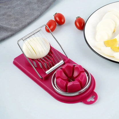 Dual Egg Slicer & Wedger Tool