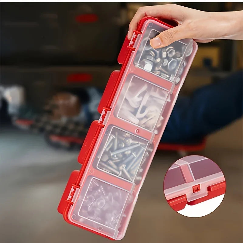 Durable Multi-Compartment Storage Box for Small Parts