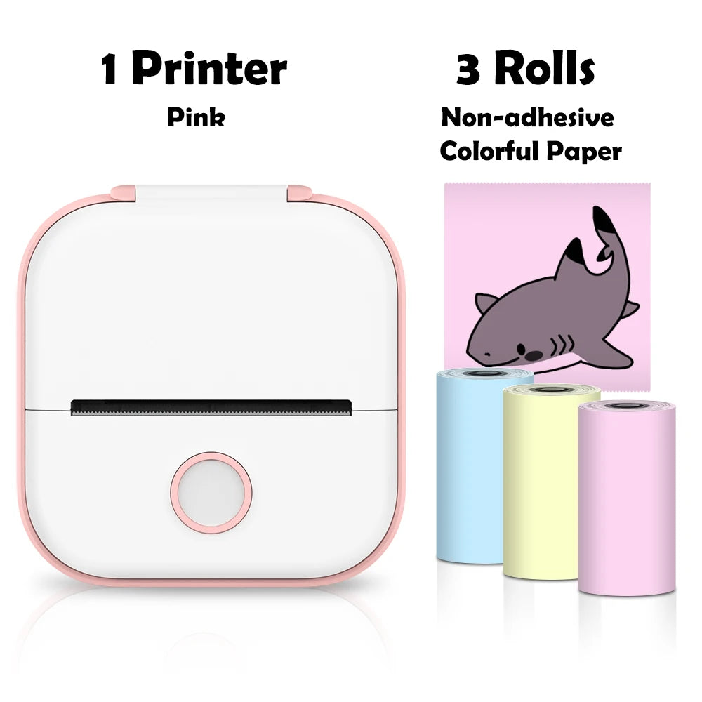 Compact Wireless Thermal Label Printer